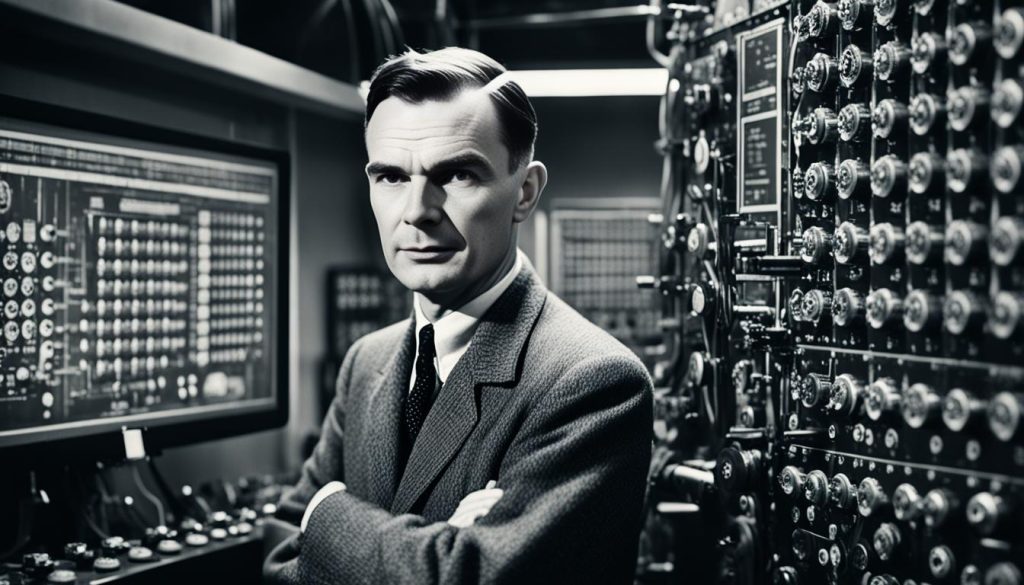 Alan Turing Breaking the Enigma Code