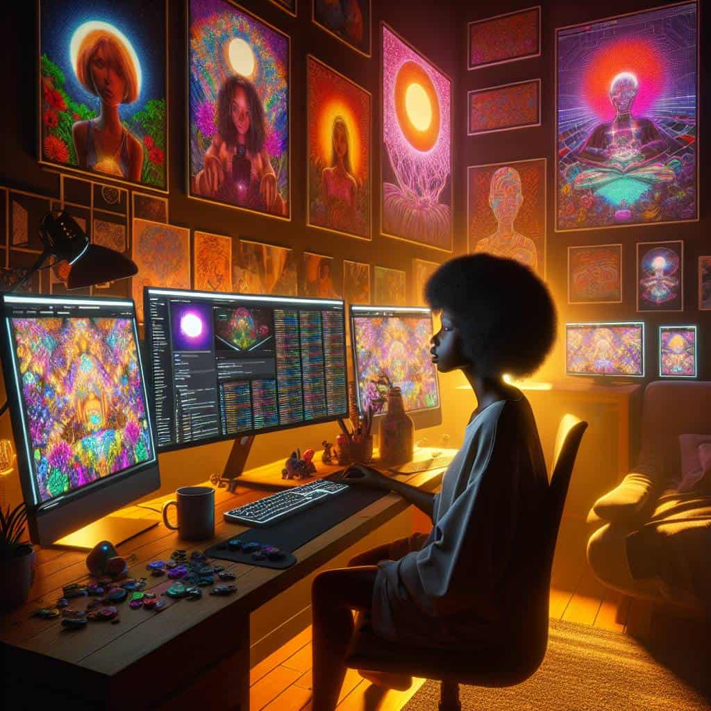 Falling Down the Rabbit Hole: My Chaotic Journey Into the Metaverse of NFTs.