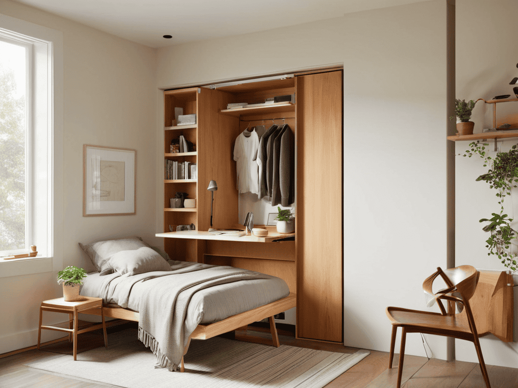 Diy Murphy Bed With Desk