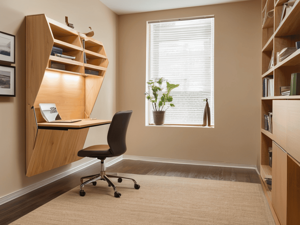 DIY Murphy Bed with Desk