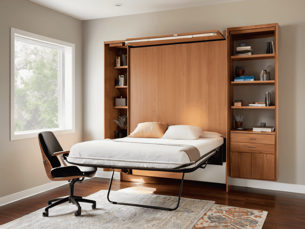 DIY Murphy Bed with Desk