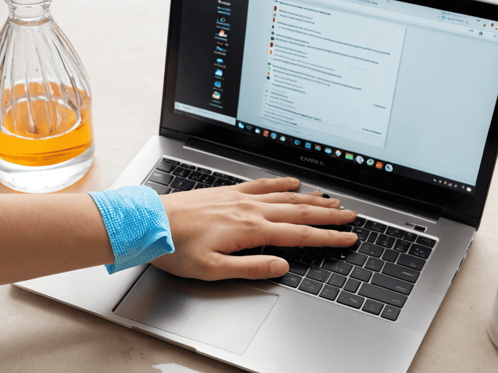Cleaning Laptop Screen Safely