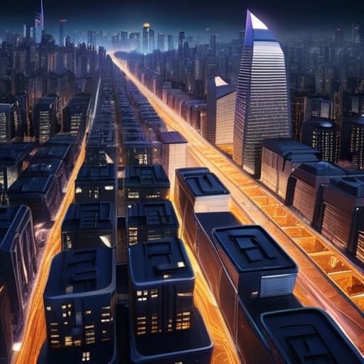 Navigating the Digital Skyline through network topology.